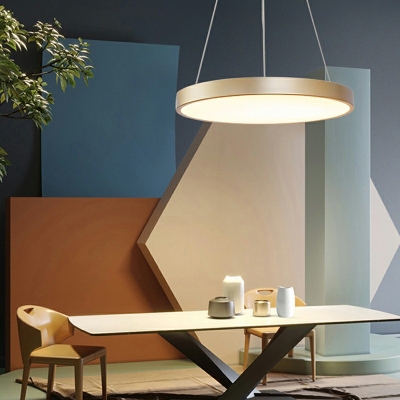 Post-Modern Metal Hanging Pendant Light Light Luxury Suspension Lamp for Dining  Room