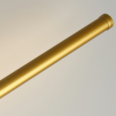 1-Light Sconce Lamp Minimalism Style Linear Shape Metal Wall Mounted Light