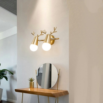 E27 Gold Wall Mounted Vanity Lights Bathroom Vanity Light
