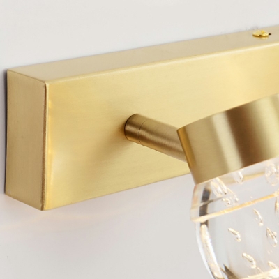 Gold Wall Mounted Vanity Lights Metal Vanity Light for Bathroom