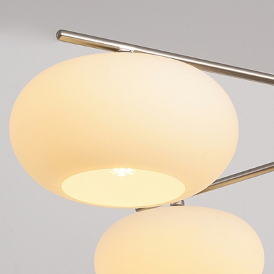Hanging Lamps Modern Style Glass Suspension Pendant Light for Living Room