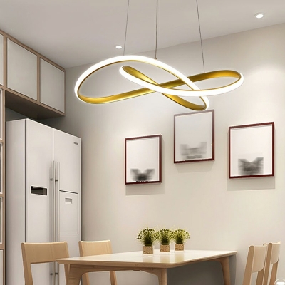 Hanging Lighting Kit Modern Style Acrylic Hanging Pendant Lights for Living Room