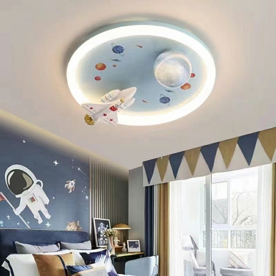 Kids Stycle Cartoon Acrylic Ceiling Light  Bedroom Flushmount Ceiling Lamp