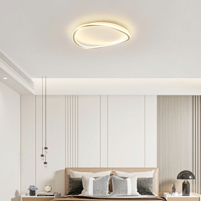 Led Flush Light Modern Style Metal Flush Light Fixtures for Living Room