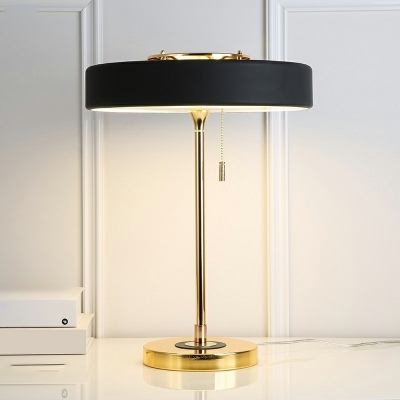Light Luxury Night Table Lamps Metal Table Light for Bedroom Bedside