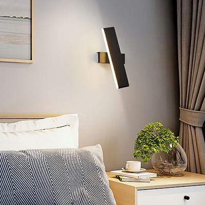 Modern Rotatable Wall Lamp 1 Light Metal Wall Light for Bedroom