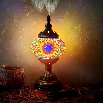 Southeast Asian Style   Table Lamp Ceramic Material Desk Lamp for Living Room and Study Room