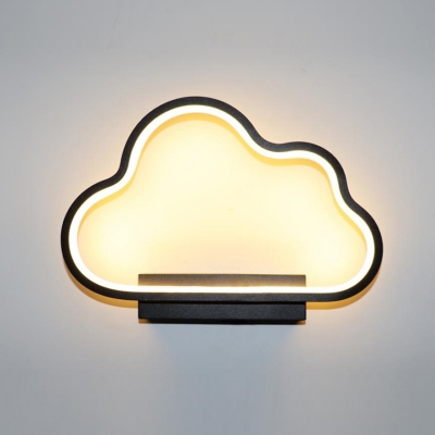 White Cloud-Like Wall Lighting Fixture Metal LED Wall Mounted Light Fixture