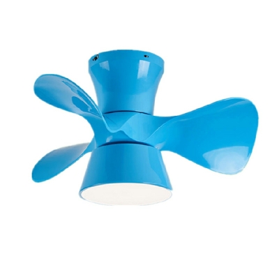 1-Light Flush Mount Light Classic Style Fan Shape Metal Close To Ceiling Chandelier