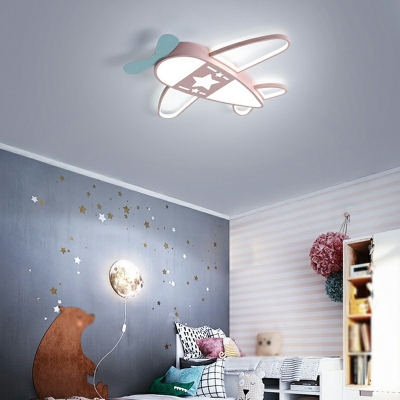 Flush Mount Children's Room Style Acrylic Flush Mount Lamps for Living Room