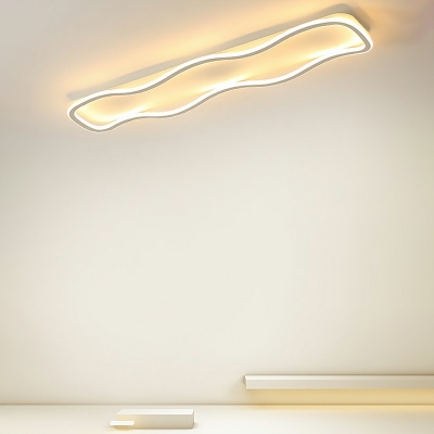 Led Flush Light Modern Style Acrylic Led Flush Mount for Living Room
