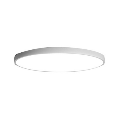 Modern Minimalist Ceiling Light LED Round Flushmount Light for Bedroom