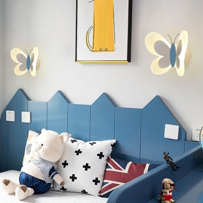 Modern Style Kid's Room Wall Light Iron Wall Sconces for Bedroom
