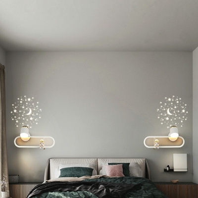 Modern Style Wall Light Iron Wall Sconces Bedside Spotlight for Living Room