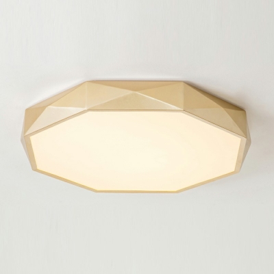 Nordic LED Ceiling Light Modern Round Simple Flushmount Light for Living Room