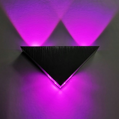 Nordic Triangle Sconce Light Fixture Acrylic and Metal Wall Sconce Lighting