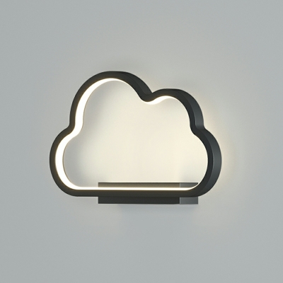 White Cloud Wall Sconce Lighting Modern Style Metal 1 Light Wall Lighting Ideas