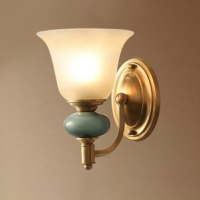 Glass Wall Light Sconces Modern Minimalism Flush Mount Wall Sconce for Living Room