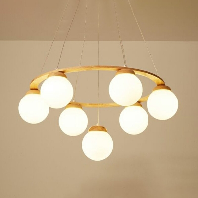 Hanging Lighting Kit Modern Style Glass Hanging Lamps for Living Room
