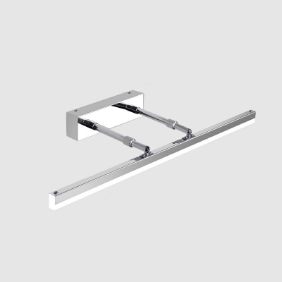 LED Contemporary Wall Sconces Line Shape Wrought Iron Wall Light for Bathroom