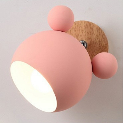 Modern Flush Mount Wall Sconce Creative Wall Mounted Lamps for Kid's Room