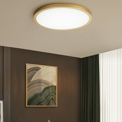 Nordic Modern LED Ceiling Light Creative Thin Acrylic Flushmount Light for Bedroom