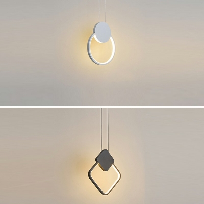 Pendant Light Contemporary Style Acrylic Hanging Lamps Kit for Living Room