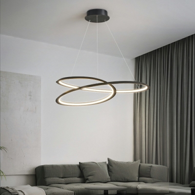 Pendant Light Modern Style Acrylic Hanging Ceiling Light for Living Room Third Gear