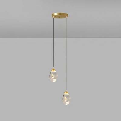 Post-Modern Crystal Hanging Light Fixtures Light Luxury Hanging Ceiling Lights