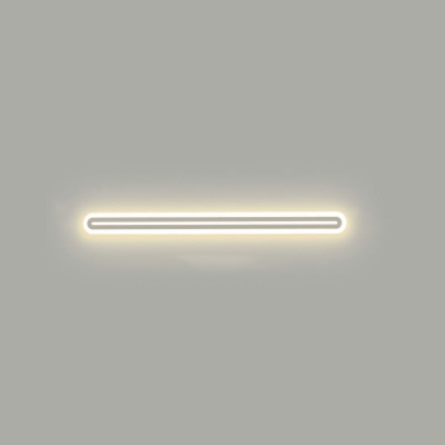 White Linear Wall Sconce Lighting LED 3.5