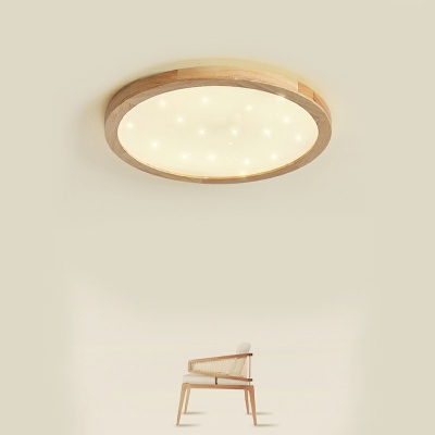 Wood Simple Meteor Shower Flushmount Lighting Modern LED Bedroom Dining Room Flush Mount Lighting Fixtures