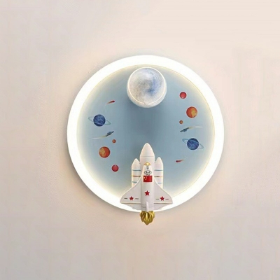 Kids Stycle Cartoon Acrylic Ceiling Light  Bedroom Flushmount Ceiling Lamp