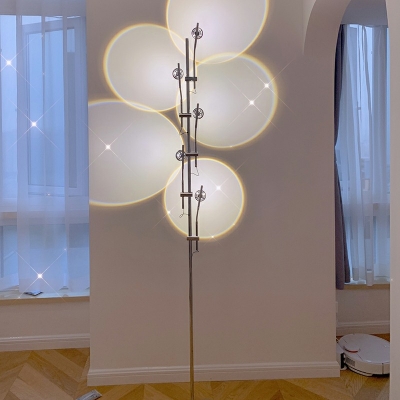 Modern Standing Lamps Living Room Background Wall Projection Floor Lamp