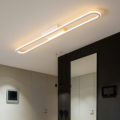 LED Linear Flushmount Lighting Dining Room Bedroom Living Room Flush Mount Lighting Fixtures