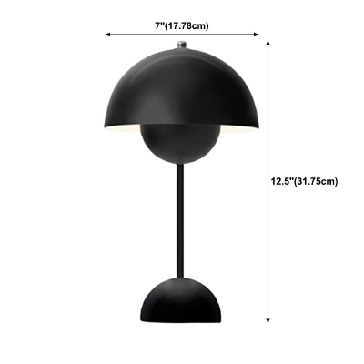 Metal Night Table Lamps Dome  Modern Minimalism Table Light for Living Room