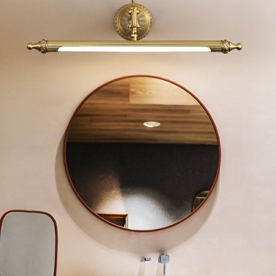 Modern Copper Vanity Light White Bathroom Mirror Bedroom Wall Mounted Mirror Front