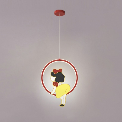 Modern Girl's Bedroom Pendant Light LED Hanging Pendant Light