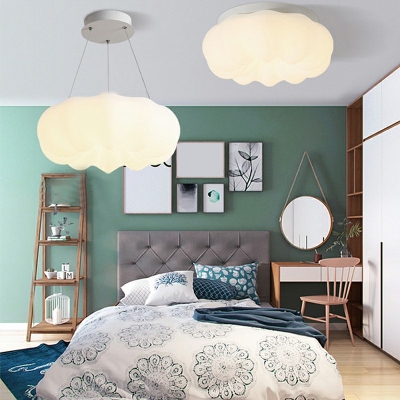 Nordic Minimalist Pendant Light Creative Cloud Chandelier for Bedroom