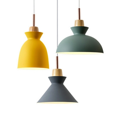 Nordic Modern Macaron Lighting Pendant Metal Pendant Ceiling Lights for Dinning Room