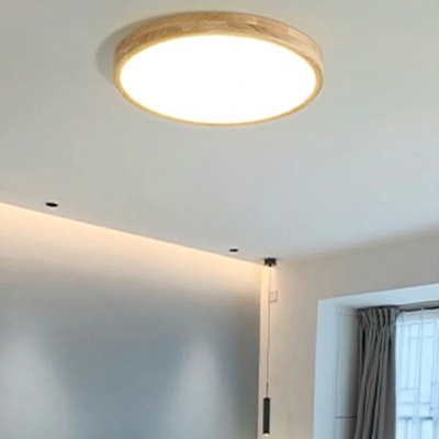 Wood Simple Meteor Shower Flushmount Lighting Modern LED Bedroom Dining Flush Mount Lighting Fixtures