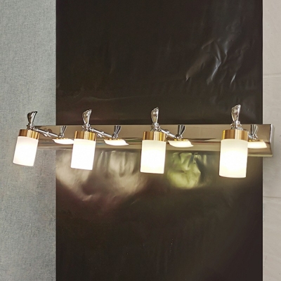 Acrylic Shade Vanity Wall Light Fixtures 5.5