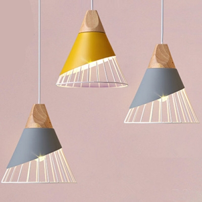 Cone Metal Down Lighting Pendant Modern Pendulum Lights for Dinning Room