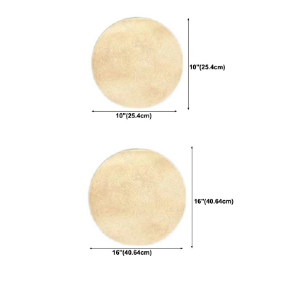 Globe Shape Floor Lamp Moon-Like in White Simple Style Floor Lighting