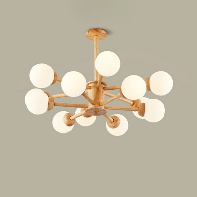 Hanging Lamps Contemporary Style Glass Hanging Ceiling Light for Living Room