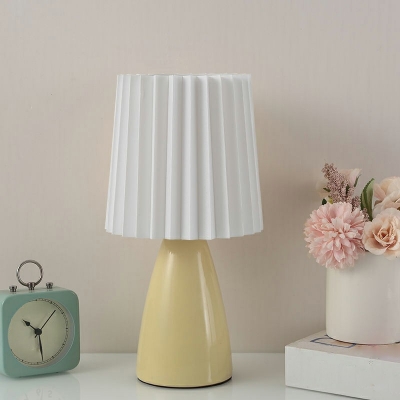 Macaron Drum Night Table Lamps Nordic Style Table Light for Living Room
