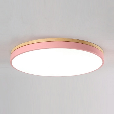 Nordic Modern LED Ceiling Mounted Fixture Low Profile Ceiling Light for Bedroom