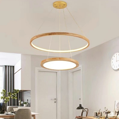 Pendant Lighting Contemporary Style Acrylic Hanging Lamps Kit for Living Room