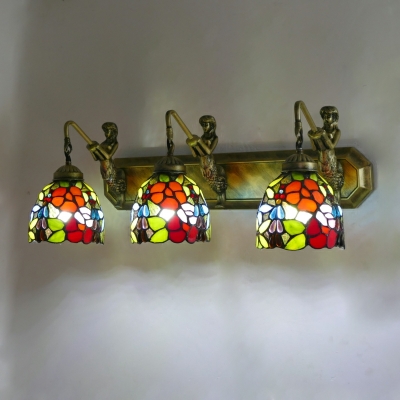Tiffany Style  Wall Light Glass Wall Lamp for Bathroom