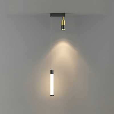 Acrylic Shade Suspension Lamp 3-Light LED Down Lighting Pendant