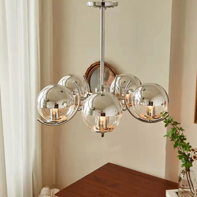 Ceiling Lamps Contemporary Style Glass Hanging Lamps for Living Room